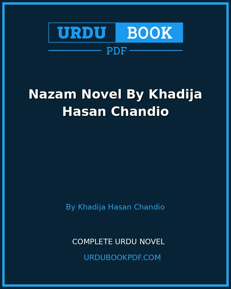 nazam novel by khadija hasan chandio Nazam Novel By Khadija Hasan Chandio